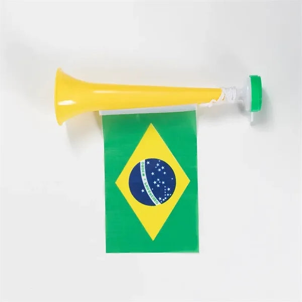 Vuvuzela Horn Cheering Flag Custom Fan Set