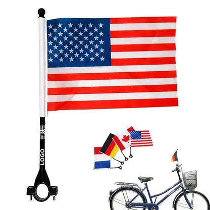 Handlebar Flag Soccer Motorcycle Banner