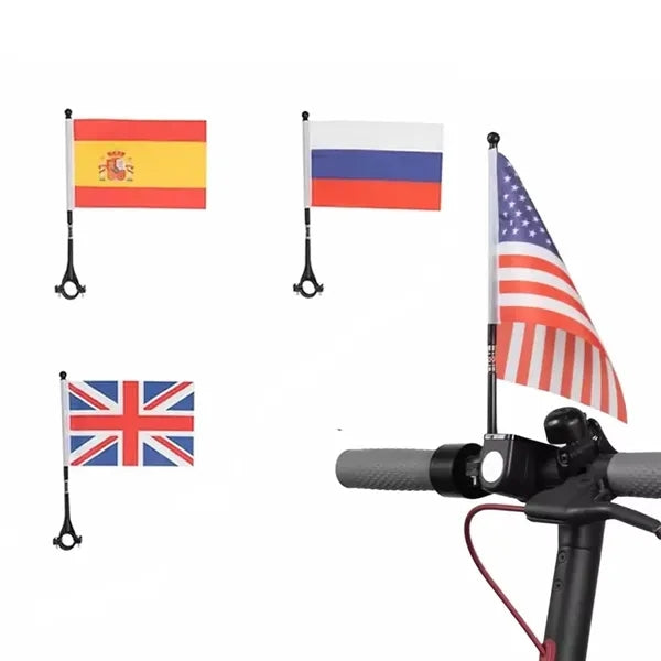 Handlebar Flag Soccer Motorcycle Banner