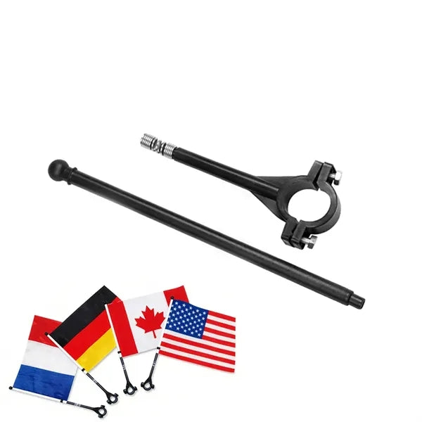 Handlebar Flag Soccer Motorcycle Banner