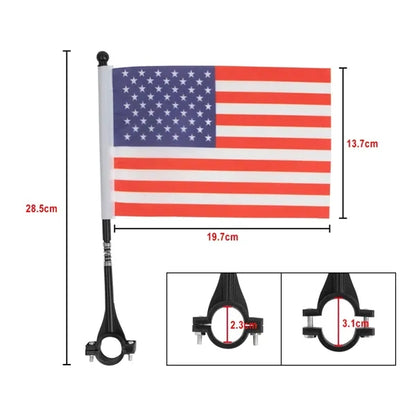 Handlebar Flag Soccer Motorcycle Banner