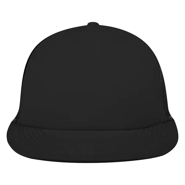 FLAT BILL TRUCKER CAP