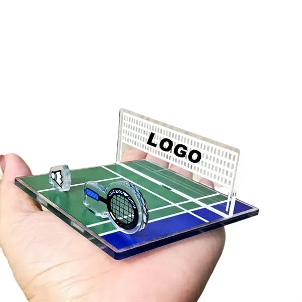Acrylic Sports Phone Stand - Badminton Tennis Table Tennis