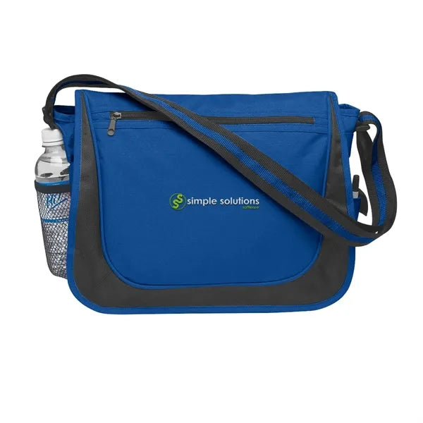 Messenger Bag With Matching Striped Handle