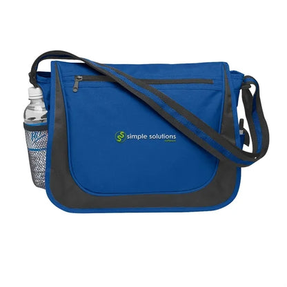 Messenger Bag With Matching Striped Handle