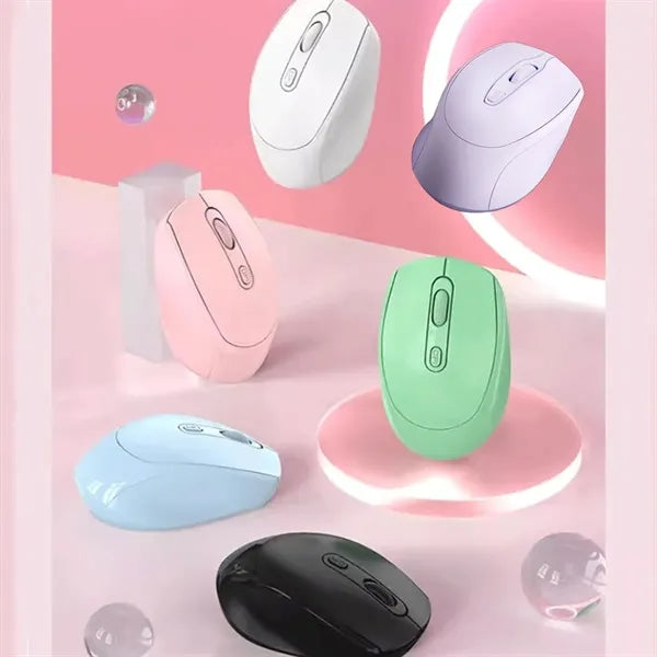 Silent Dual Mode Wireless Mouse 2.4G Rechargeable USB