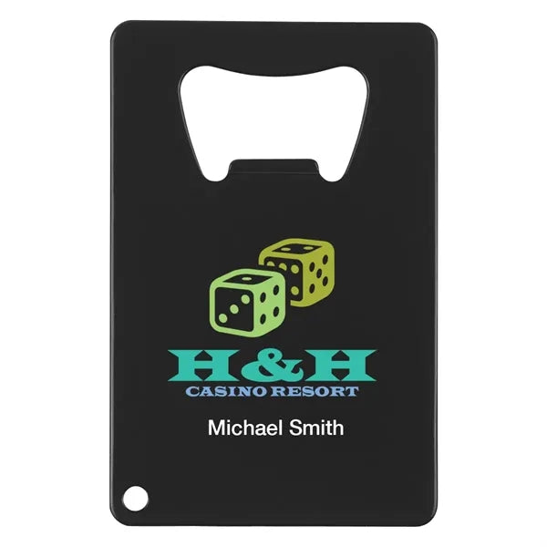 Credit Card Shaped Bottle Opener
