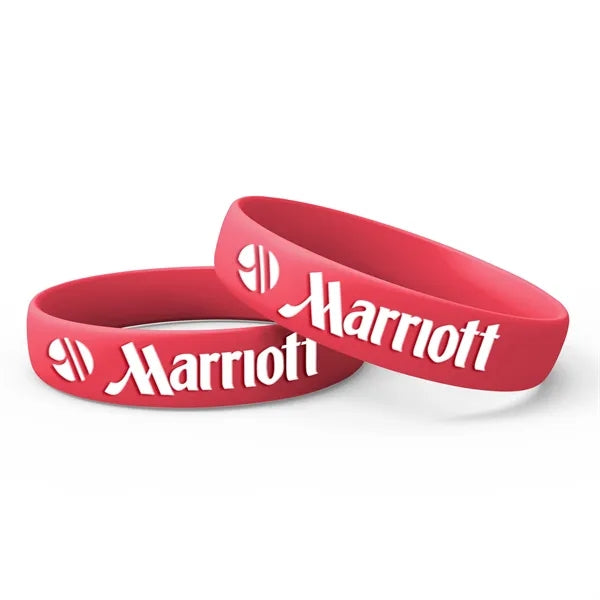 Silicone Wristband - Embossed with 1 Color