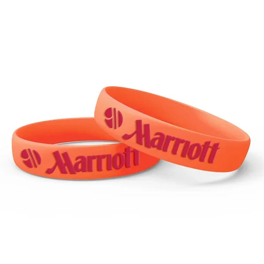 Silicone Wristband - Embossed with 1 Color
