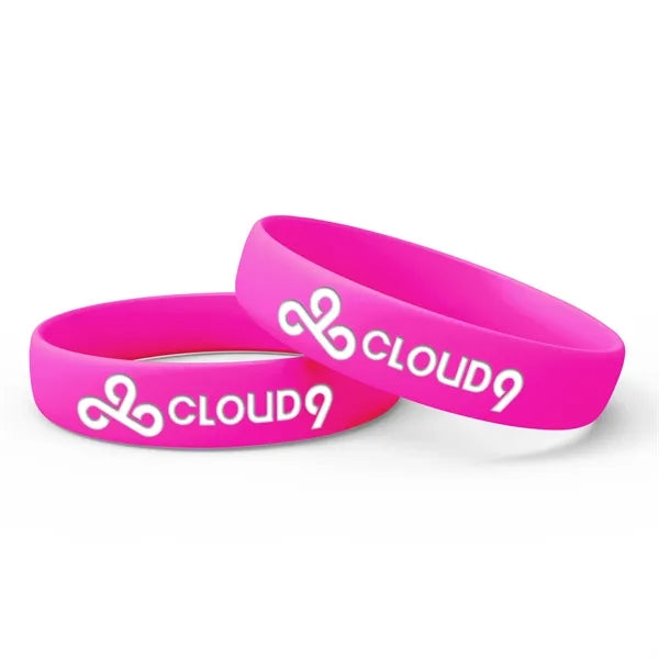 Silicone Wristband - Debossed with 1 Color