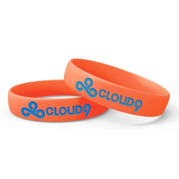 Silicone Wristband - Debossed with 1 Color