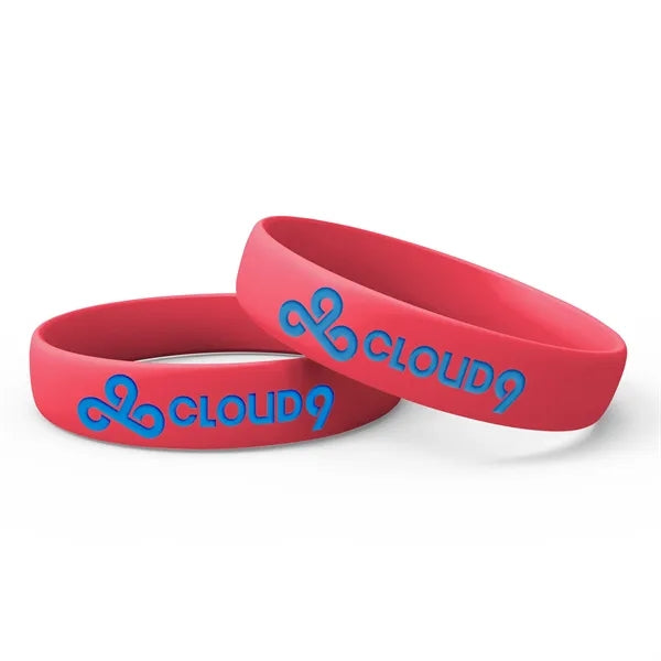 Silicone Wristband - Debossed with 1 Color