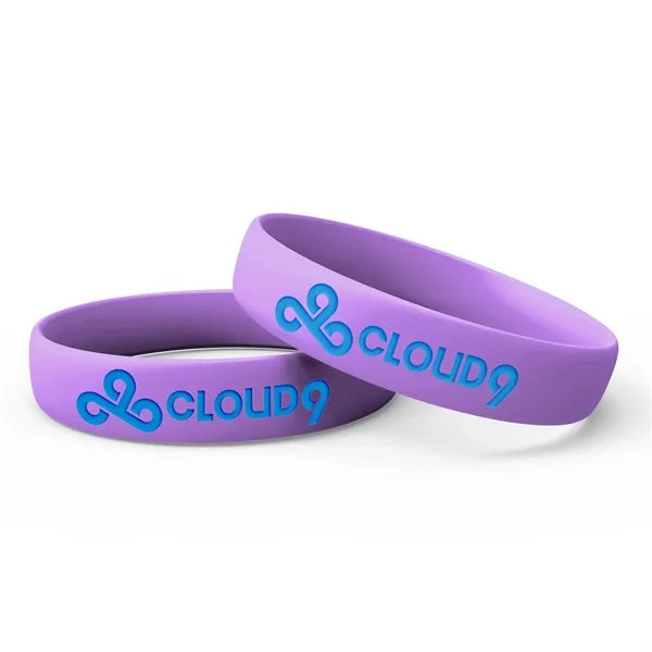 Silicone Wristband - Debossed with 1 Color