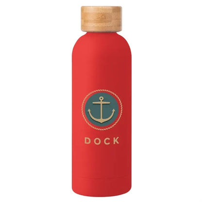 17 Oz. Blair Recycled Stainless Steel Bottle With Bamboo Lid