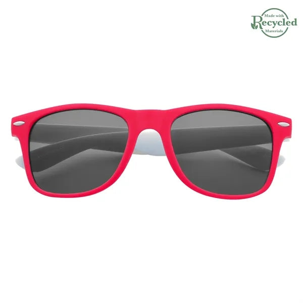 Full Color Colorblock Malibu Sunglasses