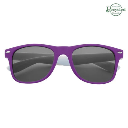 Full Color Colorblock Malibu Sunglasses