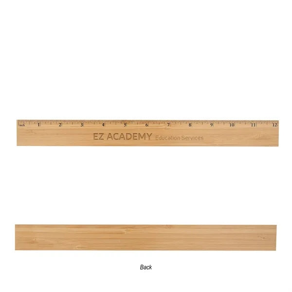 12" Bamboo Ruler