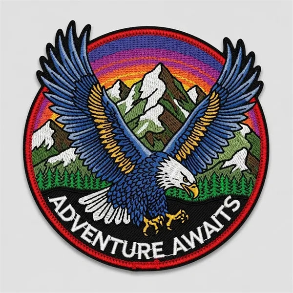 3.5 inches 100% Embroidered Patches - Iron on
