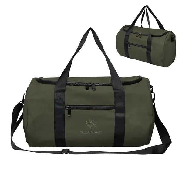 Hudson Recycled Leatherette Duffel Bag