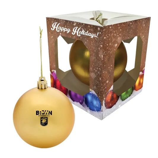 Round Ornament With Custom Window Box