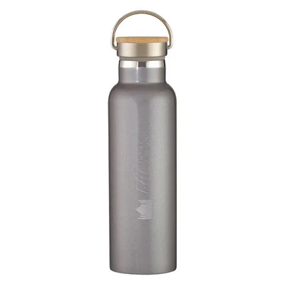 21 Oz. Liberty Stainless Steel Bottle With Wood Lid
