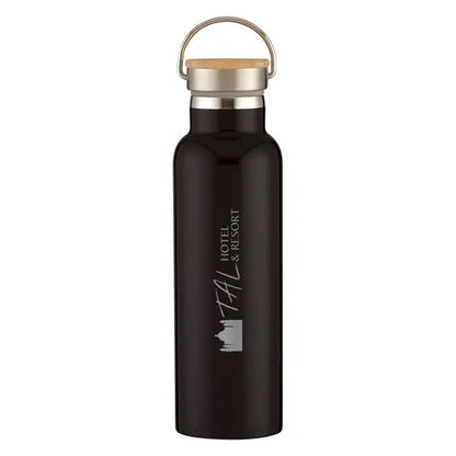 21 Oz. Liberty Stainless Steel Bottle With Wood Lid