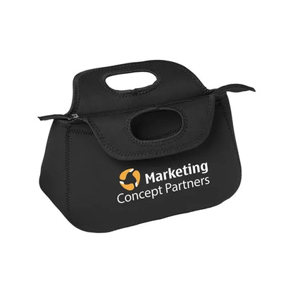 Zippered Neoprene Lunch Cooler Tote Bag