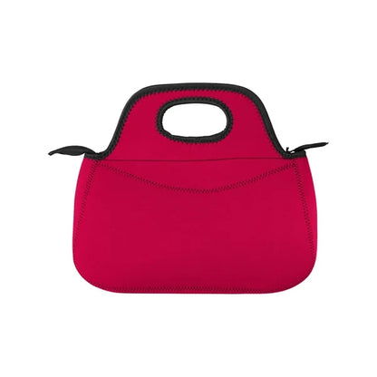 Zippered Neoprene Lunch Cooler Tote Bag