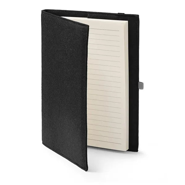 Felt Cover With Refillable Journal Notebook 6.5" X 8.7"