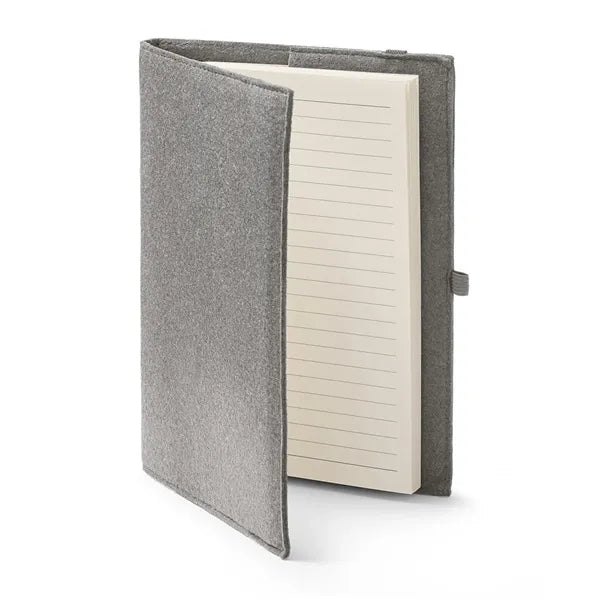 Felt Cover With Refillable Journal Notebook 6.5" X 8.7"