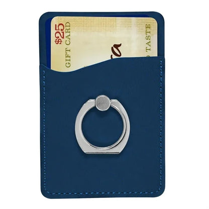 Leeman Tuscany Card Holder with Metal Ring Phone Stand
