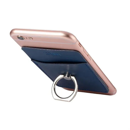 Leeman Tuscany Card Holder with Metal Ring Phone Stand
