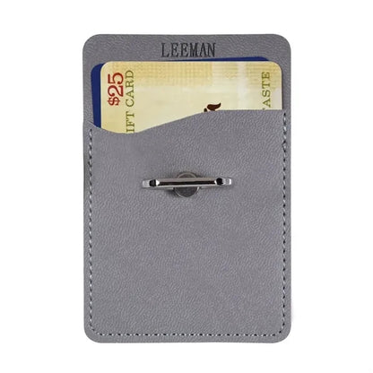 Leeman Tuscany Card Holder with Metal Ring Phone Stand