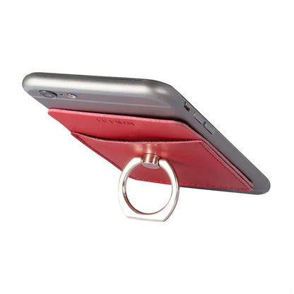 Leeman Tuscany Card Holder with Metal Ring Phone Stand