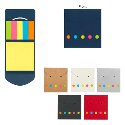 Sticky Notes And Flags In Pocket Case