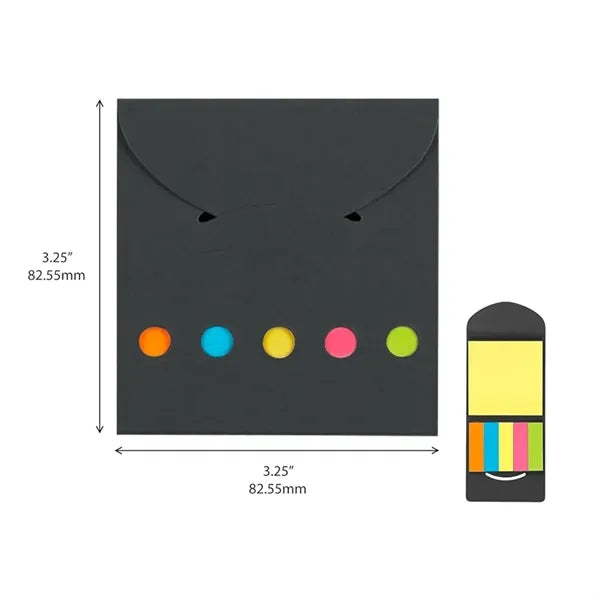 Sticky Notes And Flags In Pocket Case
