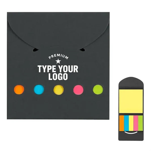 Sticky Notes And Flags In Pocket Case