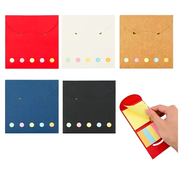 Sticky Notes And Flags In Pocket Case