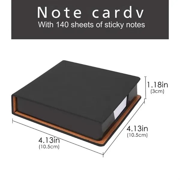 Portable Sticky Note Organizer With Lid