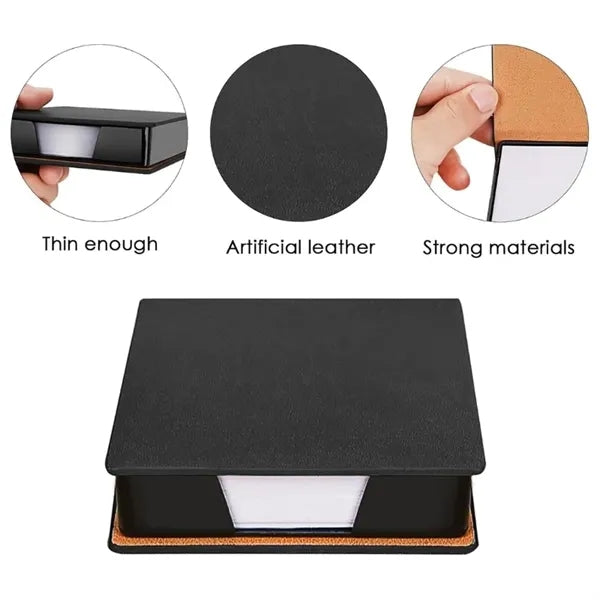 Portable Sticky Note Organizer With Lid