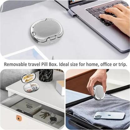 Travel 6 Compartment Medicine Pill Box