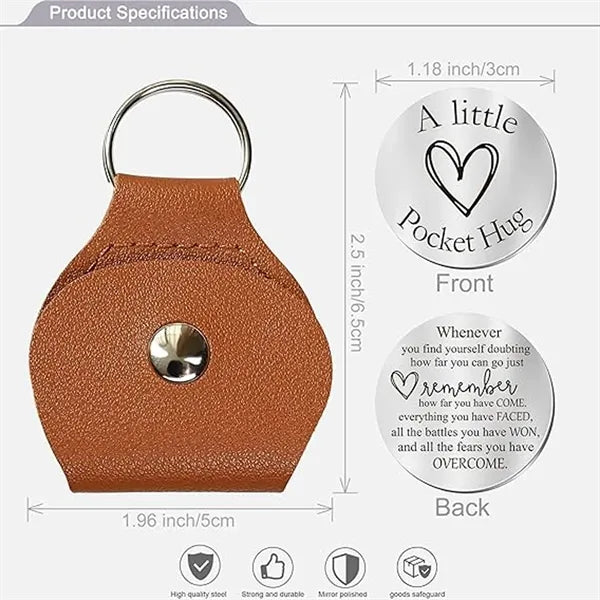 Inspirational Decision Token Keychain