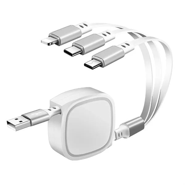 Retractable 3 in 1 Charging Cable