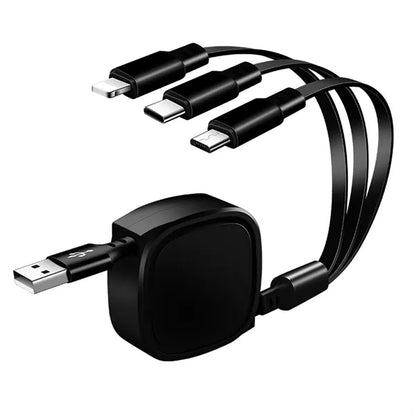 Retractable 3 in 1 Charging Cable