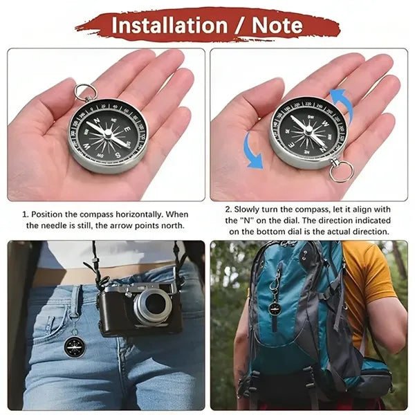 Aluminum Alloy Compass Science Experiment Teaching Aids