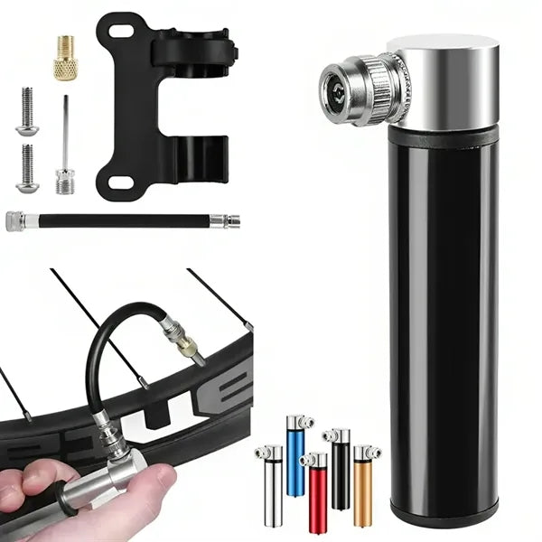 Aluminium Bicycle Air Pump Ball Pump Easy Inflatable