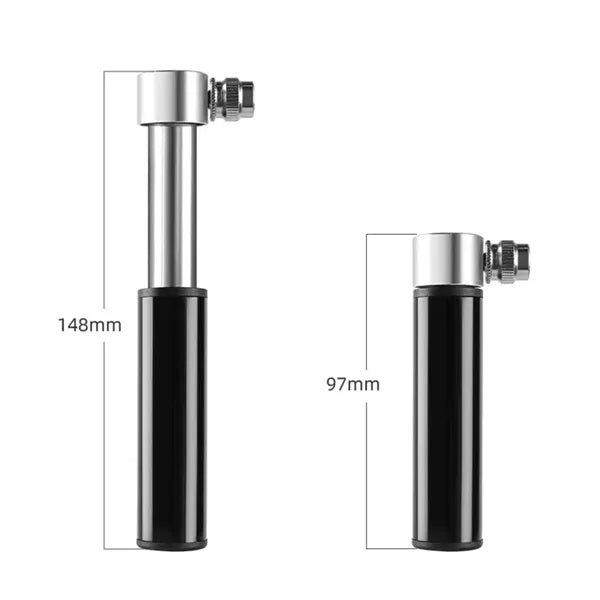Aluminium Bicycle Air Pump Ball Pump Easy Inflatable
