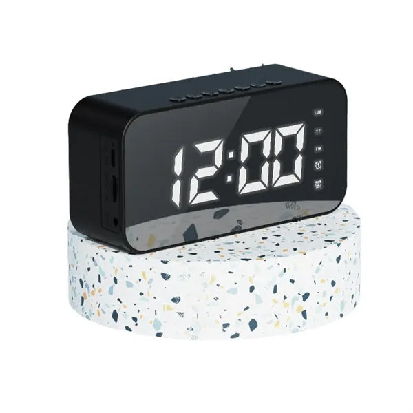 Multifunctional Mirror Alarm Clock Card Bluetooth Speaker