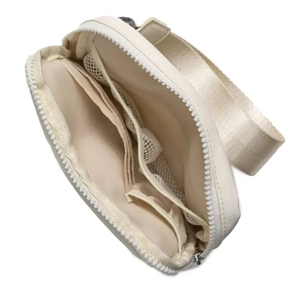 Women'S Small Nylon RIFD Wristlet Wallet With 3 Zippers
