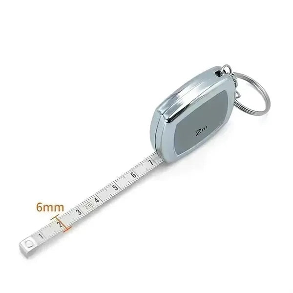 Portable Modern 2m Mini Tape Measure Keychain